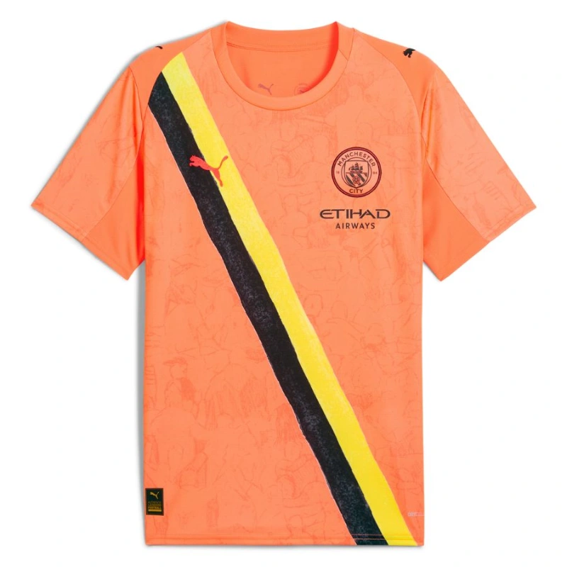 Maglia da Calcio Manchester City Trasferta Club World Cup 2025/26 – Arancione